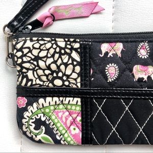 Vera Bradley Pink Elephant Retired PatternWristlet